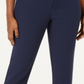 Calça feminina Charter Club Petite com perna reta, azul, tamanho 8 P