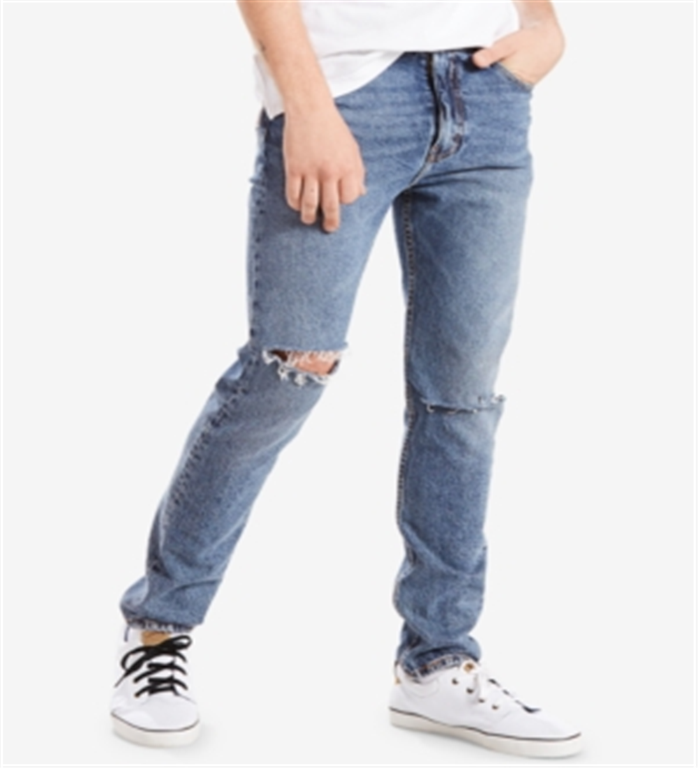 Calça jeans skinny Levi's 510tm masculina azul tamanho 33x32