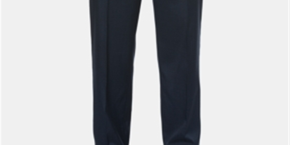 Calça social Perry Ellis Masculina Portfolio Classic-Fit Performance Stretch Crosshatch Preta Tamanho 36X34