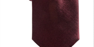 Gravata fina de cetim vinho ALFANI masculina, vermelha, tamanho único