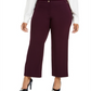 Calça social feminina Calvin Klein Business Workwear Plus, roxa, tamanho 22W