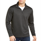 Calvin Klein Suéter Masculino Space Dyed com Zíper e 1/4 Preto Tamanho Grande