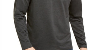 Calvin Klein Suéter Masculino Space Dyed com Zíper e 1/4 Preto Tamanho Grande