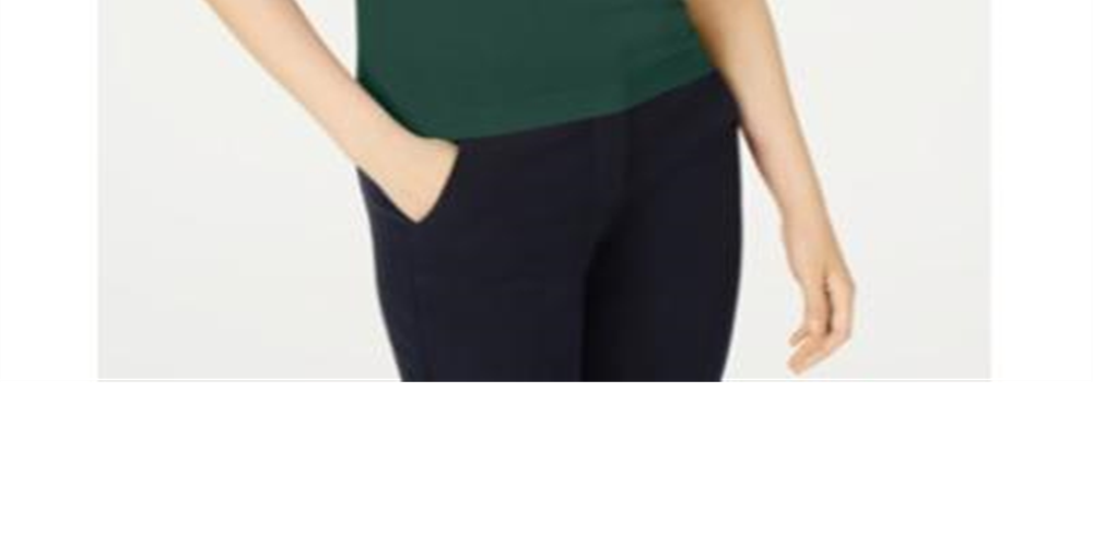 Suéter feminino Weekend Max Mara com acabamento canelado Corte, verde, tamanho grande