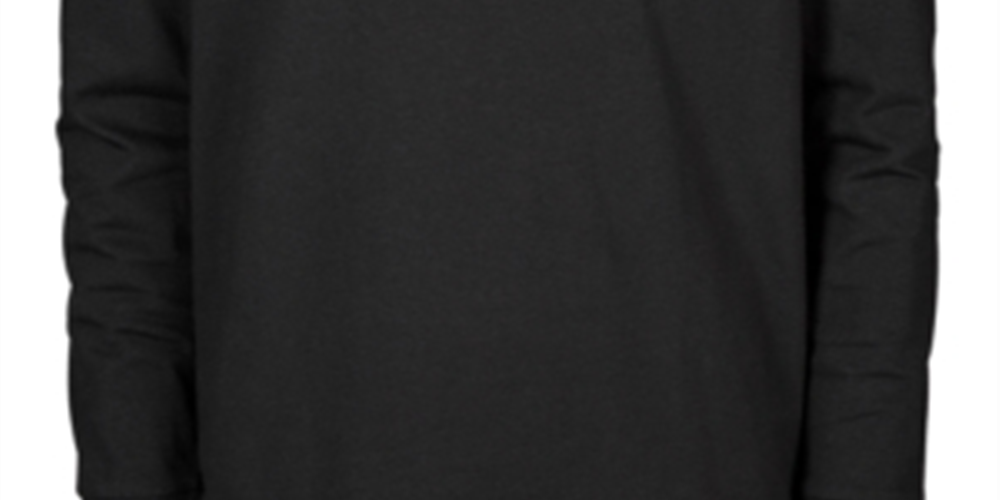 Camiseta estampada Ideology Big Boys preta tamanho grande