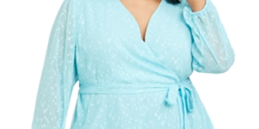 Charter Club Plus Size Feminino Texturizado Sobrepeliz Azul Tamanho 2X