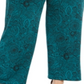 Calça feminina estampada plus size Ny Collection, verde, tamanho 3X