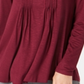 Blusa Pintuck Feminina Style &amp; Co Vinho Tamanho Petite M
