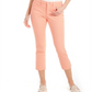 Calça jeans feminina Charter Club Tummy-Control Bristol Capri, rosa, tamanho 14