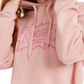 Moletom com capuz curto Rugrats da Warner Brothers Juniors - Rosa Blush, tamanho grande