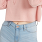 Moletom com capuz curto Rugrats da Warner Brothers Juniors - Rosa Blush, tamanho grande