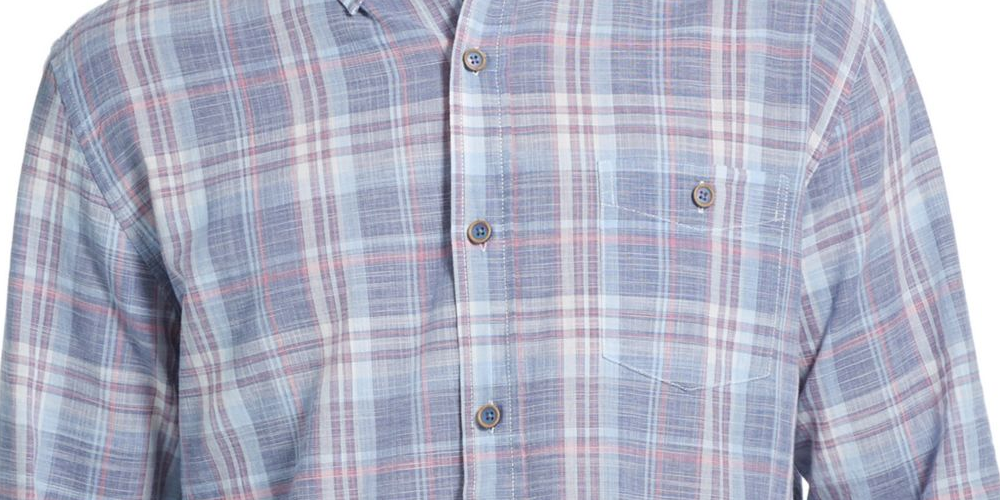 Camisa xadrez vintage masculina, à prova de intempéries, tamanho grande, azul, de corte regular