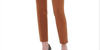 Calça Calvin Klein Feminina Marrom Tamanho 8 Petite