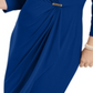Vestido cruzado plus size feminino Charter Club, azul, tamanho 0X