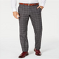 Calça de terno masculina Lauren Ralph Lauren Classic-Fit UltraFlex Stretch cinza escuro com vidraça tamanho 32x30