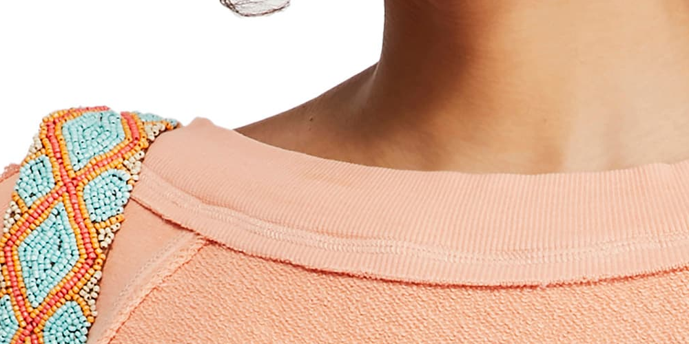 Suéter Duster Feminino Free People Laranja Tamanho X-S