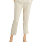 Calça Adidas Feminina Prega Frontal Slim Leg Ankle Bege Tamanho X-G