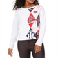Camiseta feminina jeans Tommy Hilfiger branca tamanho grande