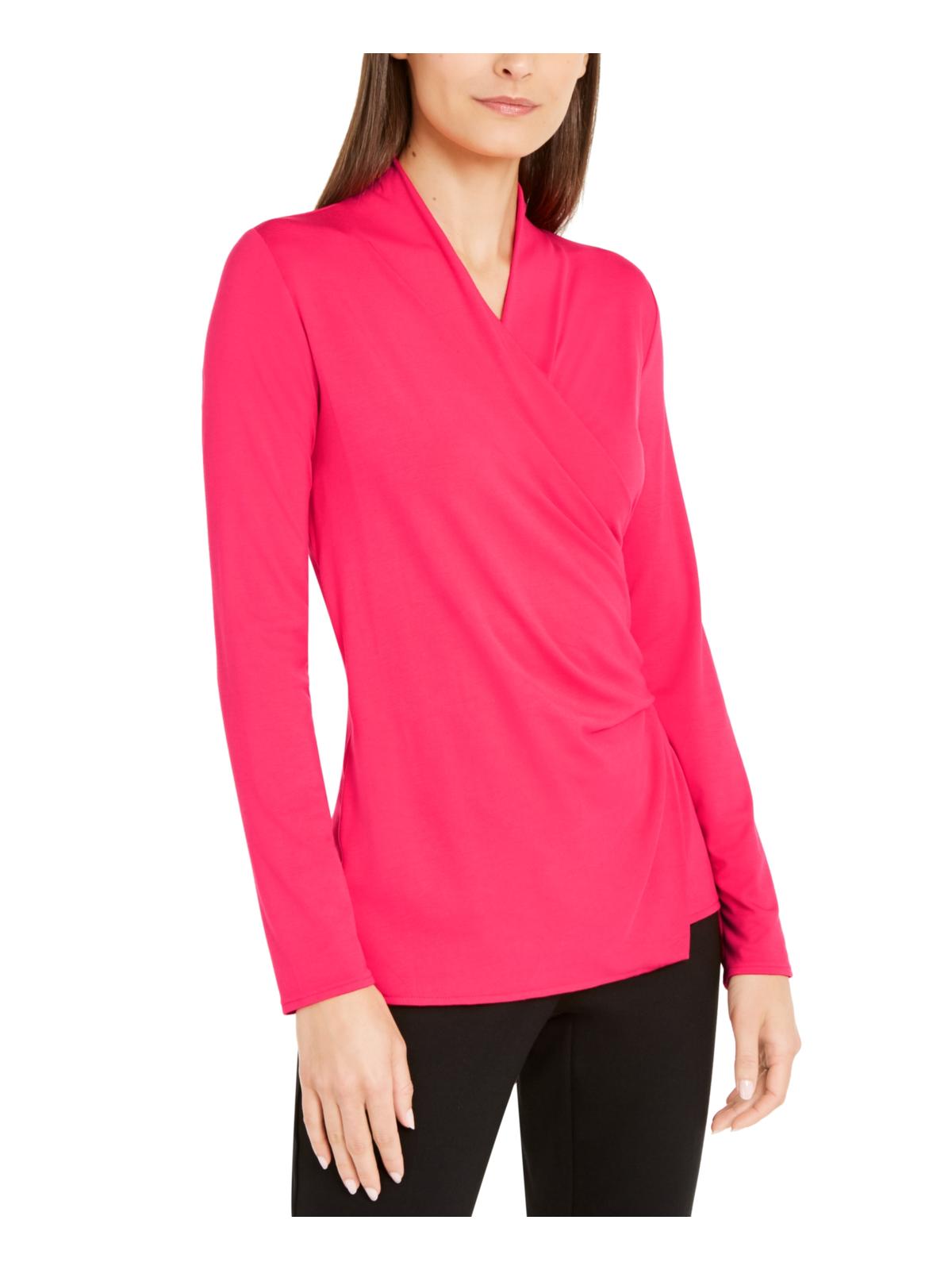 Blusa feminina de malha com manga comprida Adidas, vermelha, tamanho pequeno