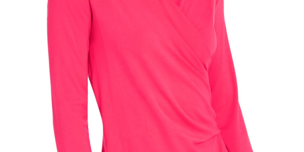 Blusa feminina de malha com manga comprida Adidas, vermelha, tamanho pequeno