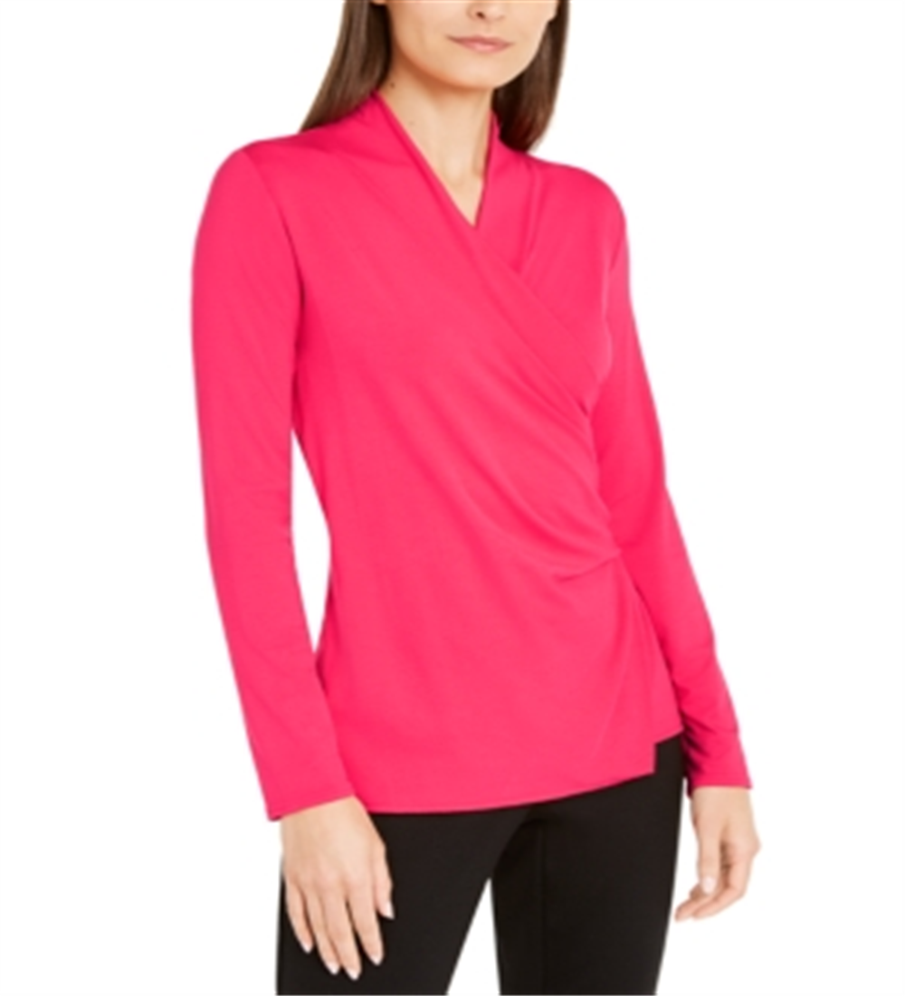 Blusa feminina de malha com manga comprida Adidas, vermelha, tamanho pequeno