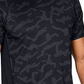 Camiseta esportiva masculina Under Armour manga curta preta tamanho XXL