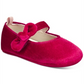 First Impressions Baby Girls Sapatos de Veludo com Laço - Vermelho Cardeal Tamanho 3