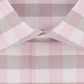 Camisa masculina Buffalo Checkls Slim Fit com gola aberta Reaction Kenneth Cole, rosa, tamanho GG