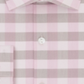 Camisa masculina Buffalo Checkls Slim Fit com gola aberta Reaction Kenneth Cole, rosa, tamanho GG