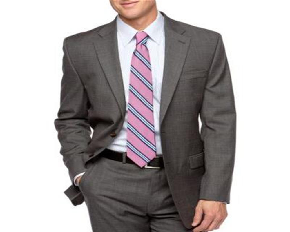 Terno masculino Lauren Ralph Lauren, separado, dois botões, lã, cinza, tamanho 46 S