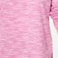 Karen Scott Top Feminino Petite Gola Funil Space-Dyed Rosa Tamanho Petit M