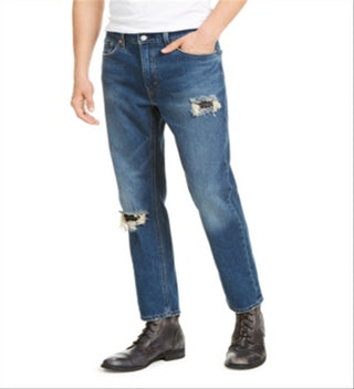 Levi's Men's Stretch Tapered Denim Jeans Blue Size 42X30