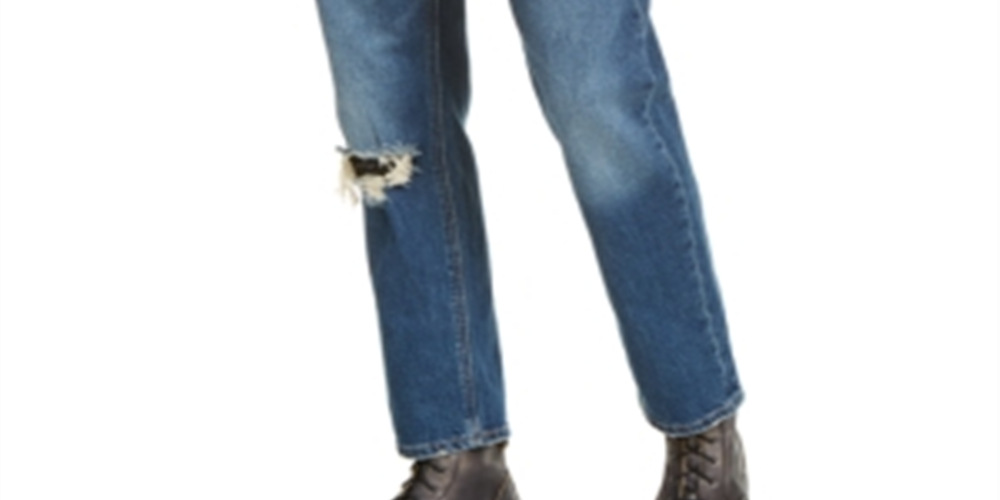 Calça jeans Levi's masculina, stretch, afunilada, azul, tamanho 42x30