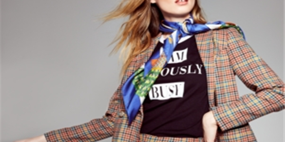 Blazer xadrez trespassado feminino INC International Concepts Grace Tweed G