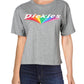 Camiseta Dickies Feminina Tomboy Cotton Rainbow Logo Cinza Tamanho XS