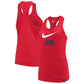 Regata Nike Racerback Performance Feminina Vermelha Tamanho Médio