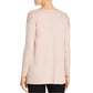 Top Eileen Fisher Feminino Tencel Ballet Neck Box Rosa Tamanho Grande