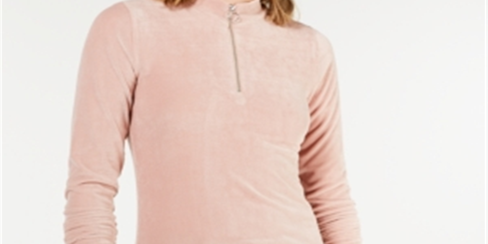 Blusa Crave Fame Junior de veludo cotelê com gola falsa e zíper - Blusa tamanho M