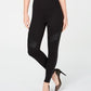 Leggings femininas INC com apliques de cobra em relevo, pretas, tamanho XS