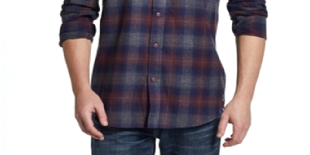 Camisa xadrez de flanela escovada vintage masculina à prova de intempéries, vermelha, tamanho XXX-G
