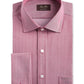Camisa social masculina Tasso Elba com gola espinha de peixe, vermelha, tamanho 17x34-35