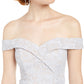 Vestido curto de coquetel com lantejoulas e corações, bordado com renda floral, ombro de fora, prateado, tamanho 11
