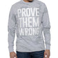 Camiseta camuflada masculina Sean John Prove Them Wrong, cinza, tamanho pequeno
