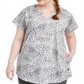 Blusa túnica plus size feminina Ideology cinza tamanho 1X