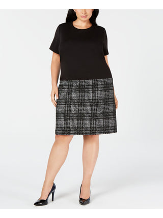 Vestido Calvin Klein Feminino Moderno Cintura Baixa Preto Tamanho 20W