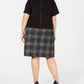 Vestido Calvin Klein Feminino Moderno Cintura Baixa Preto Tamanho 20W