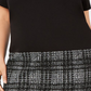 Vestido Calvin Klein Feminino Moderno Cintura Baixa Preto Tamanho 20W