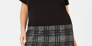 Vestido Calvin Klein Feminino Moderno Cintura Baixa Preto Tamanho 20W