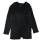 Cardigan feminino Alfani Eyelash Yarn preto tamanho 2X