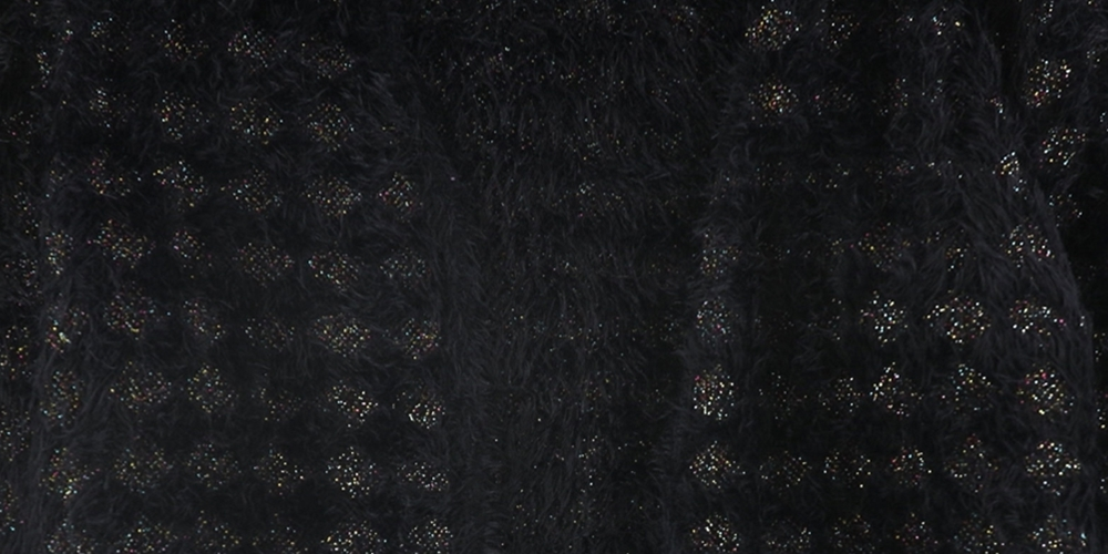 Cardigan feminino Alfani Eyelash Yarn preto tamanho 2X